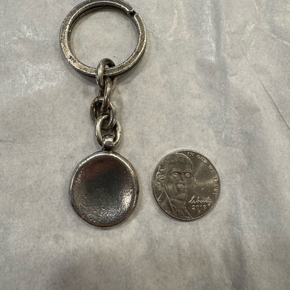 Robert Lee Morris Sterling Silver Ring Keychain - Picture 5 of 5